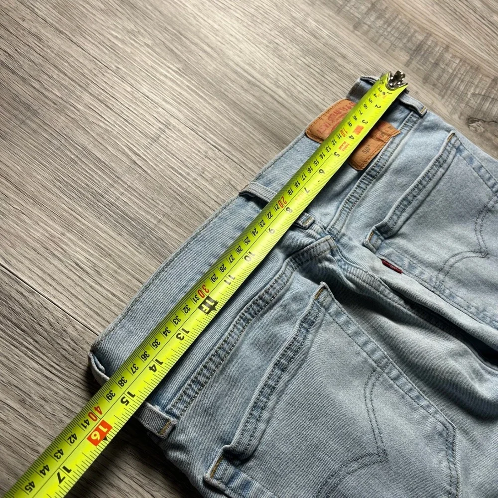 Levi's 510 Skinny Jeans Mens‎ 31x29 Light Wash Blue Denim Stretch Tapered Pants